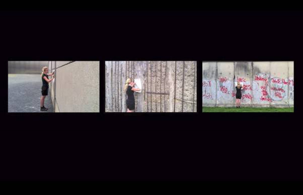 Ana Sladetic, Standbild aus dem Video Memory of the Berlin Wall